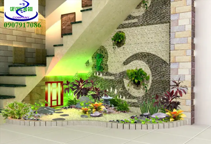 Tiểu Cảnh Khô Dưới Gầm Cầu Thang Tiểu Cảnh Khô Dưới Gầm Cầu Thang - Giải Pháp Thẩm Mỹ Tối Ưu Cho Không Gian Hẹp