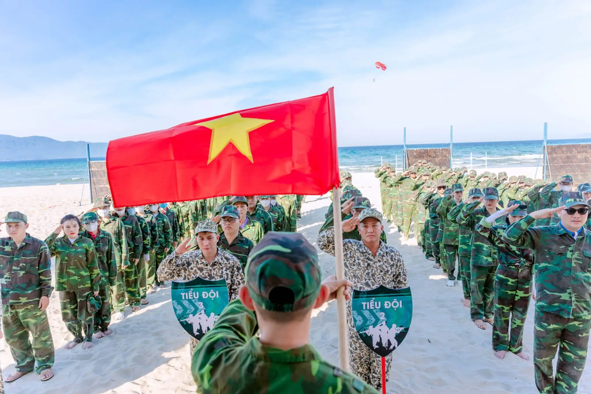 Tổ chức team building quân đội 