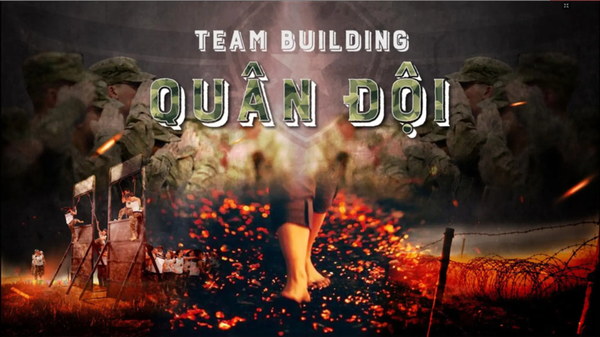 Tổ chức team building quân đội