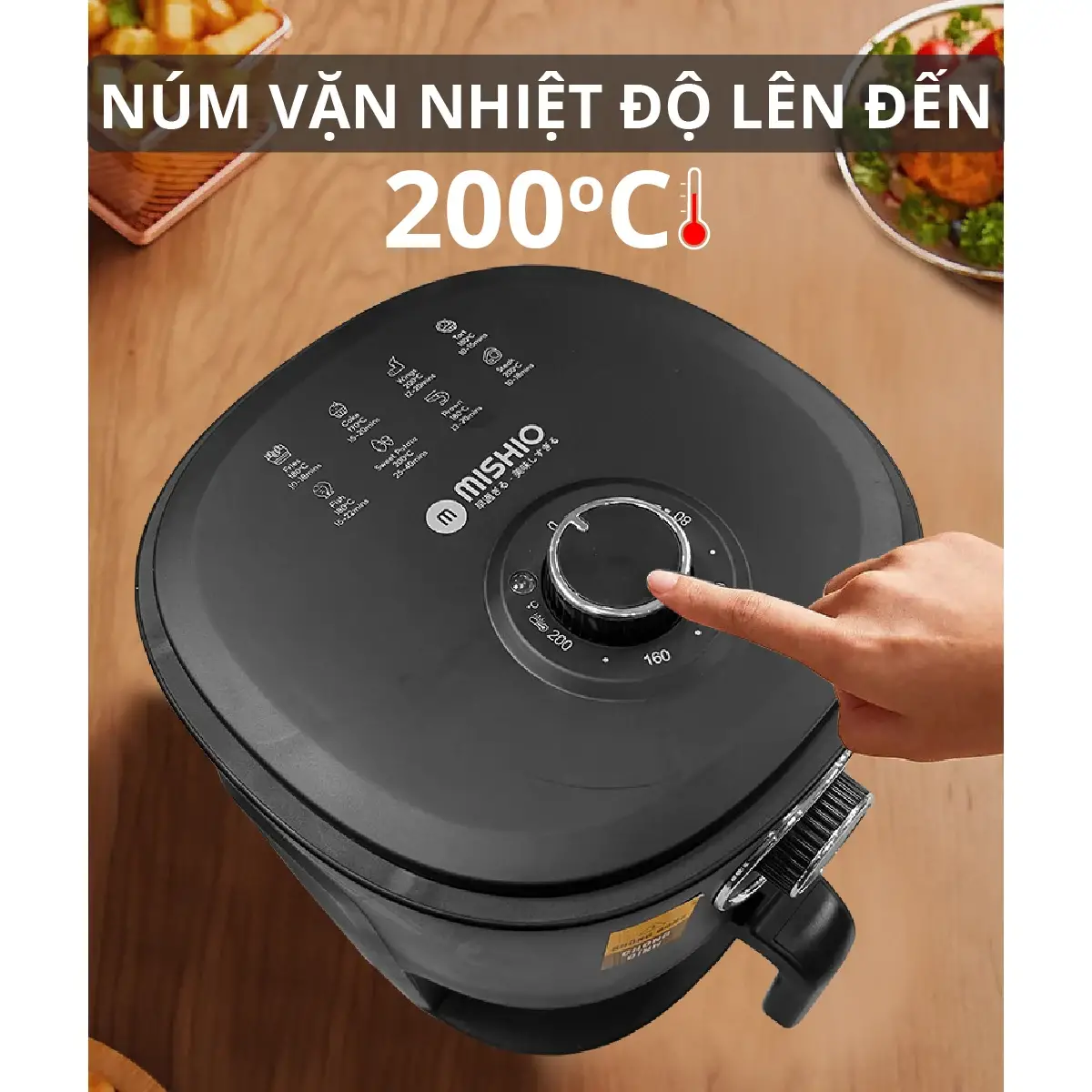 Nồi cơm lòng sứ dưỡng sinh Mishio Nồi cơm lòng sứ dưỡng sinh Mishio