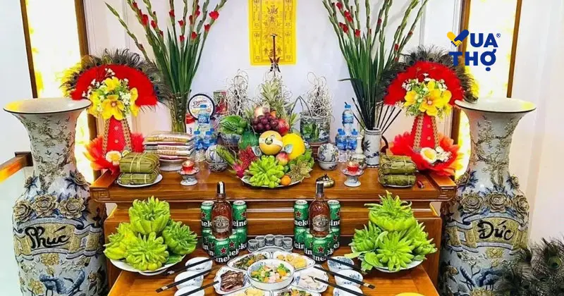 C&aacute;c bước trang tr&iacute; b&agrave;n thờ ng&agrave;y Tết đơn giản v&agrave; đẹp mắt cho gia đ&igrave;nh.