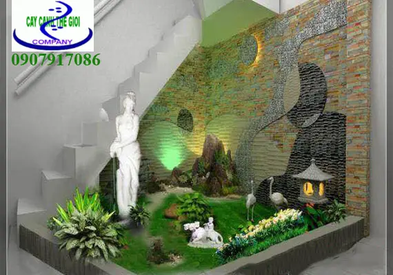 Trang trí tiểu cảnh gầm cầu thang – Biến không gian nhỏ trở nên sinh động và ấn tượng