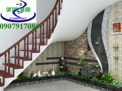 Trang trí tiểu cảnh gầm cầu thang – Biến không gian nhỏ trở nên sinh động và ấn tượng