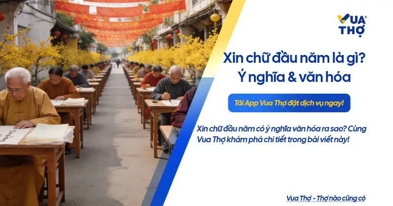 tục xin chữ đầu năm c&oacute; &yacute; nghĩa ra sao?