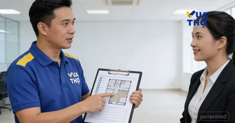 Khảo sát thực tế khối lượng tài sản và báo giá vận chuyển văn phòng trọn gói minh bạch.