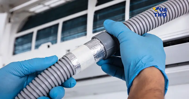 cách lắp đặt ống thoát nước điều hòa